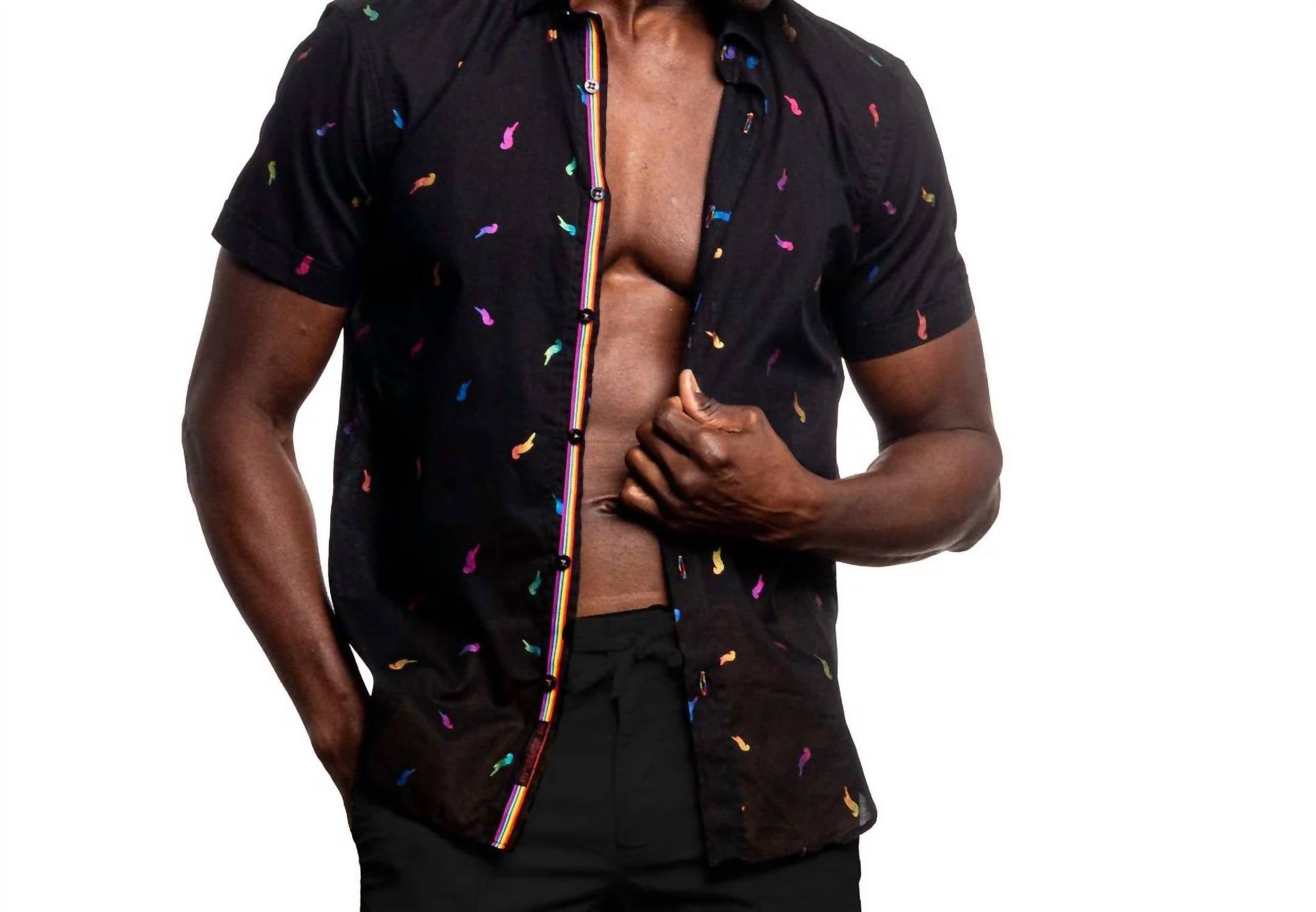 Eight X - Parrot Punch Foil Short Sleeve Shirt