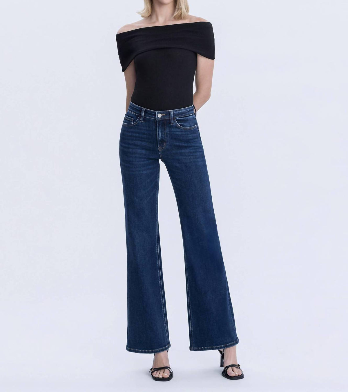 Vervet By Flying Monkey - Cheryl High Rise Vintage Flare Jeans