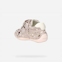 GEOX Girls Tutim Sneakers in rose off white - kids' sneaker - detail view