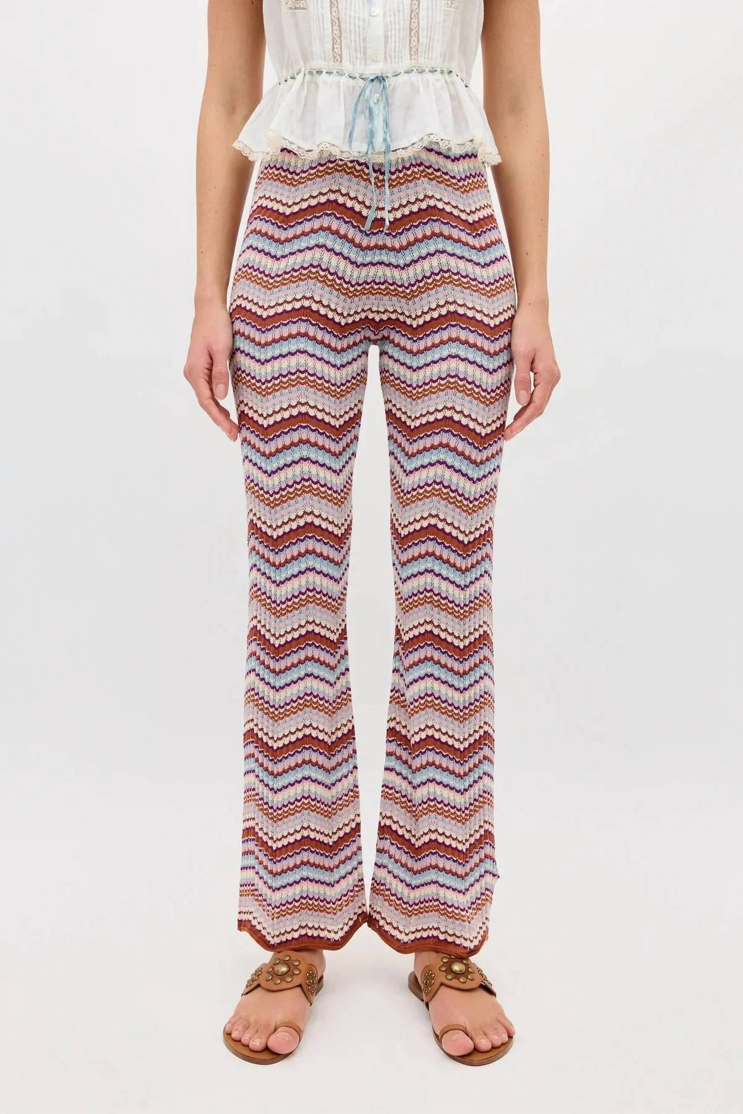 Rixo - Elasticated Waistband Boni Trouser