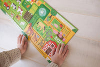 Chronicle Books - At the Farm Follow + Spot Puzzle – Interactive Learning Puzzle