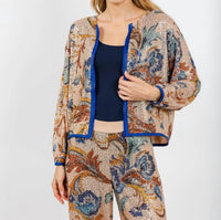 Aldo Martins - Kate Sequin Zip-up Jacket