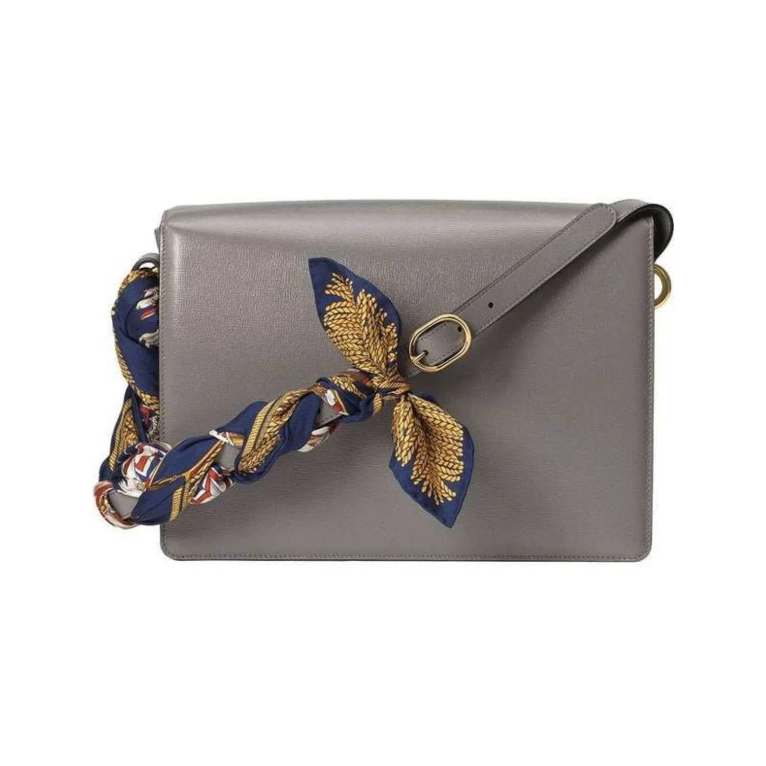 Gucci - Women's Torchon Scarf Angled Shoulder Bag