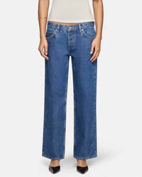 Eb Denim - Cropped Low Rise Baggy Jeans