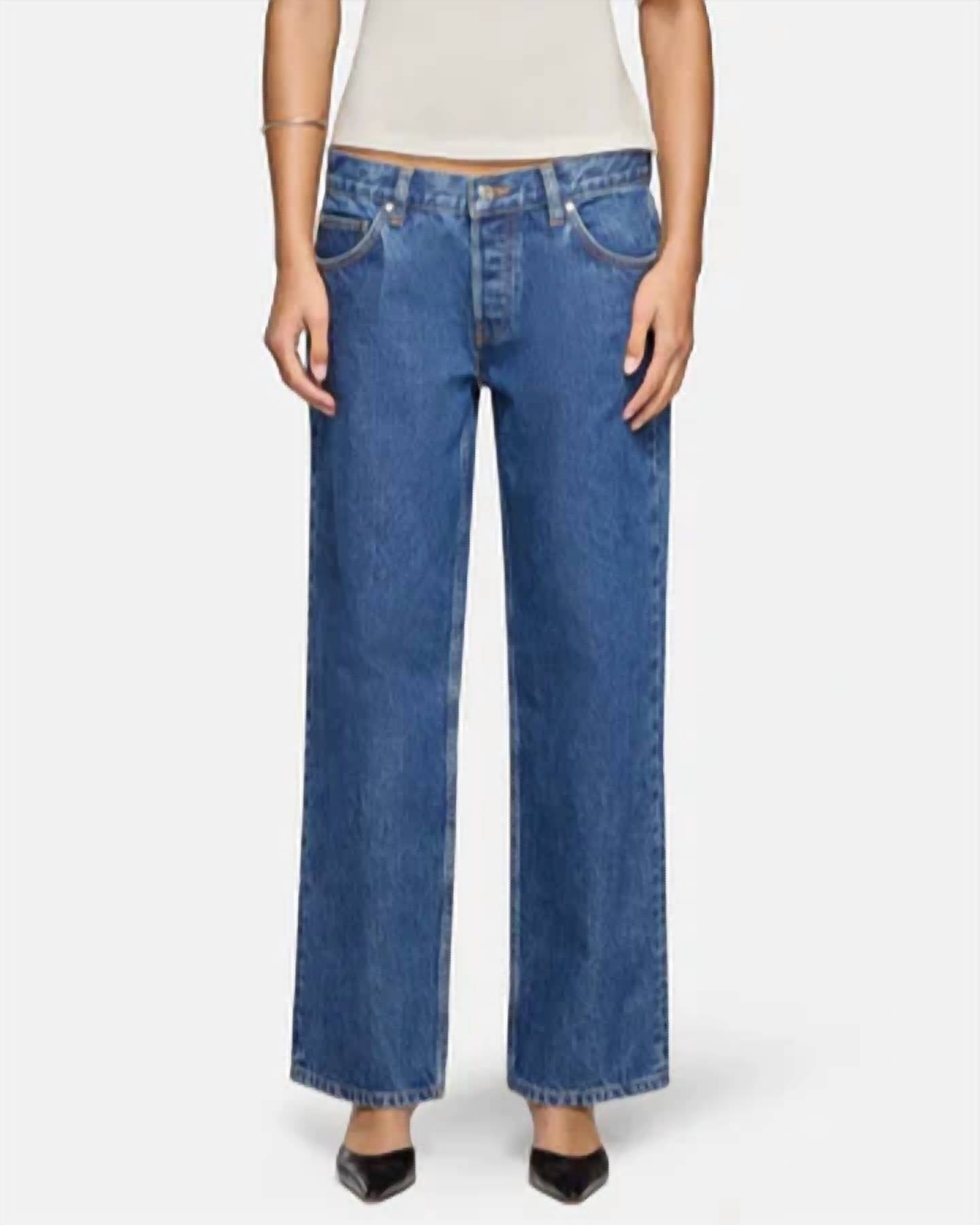 Eb Denim - Cropped Low Rise Baggy Jeans