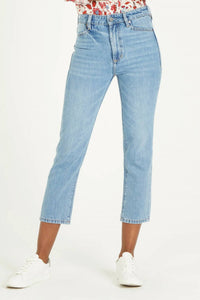 Dear John Denim - Frankie Super High Rise Cropped Straight Jean