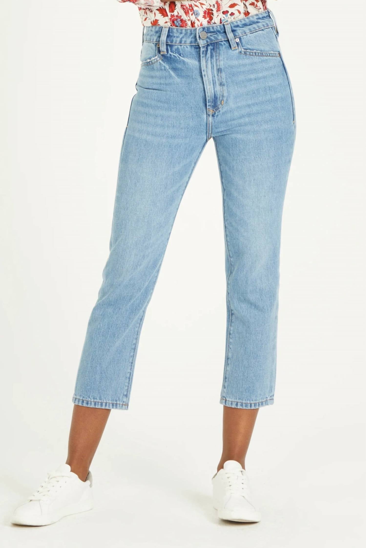 Dear John Denim - Frankie Super High Rise Cropped Straight Jean