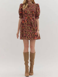 Entro - Fall Flirtation Mini Dress