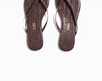 Tkees - Women's Square Toe Lily Croc Sandals