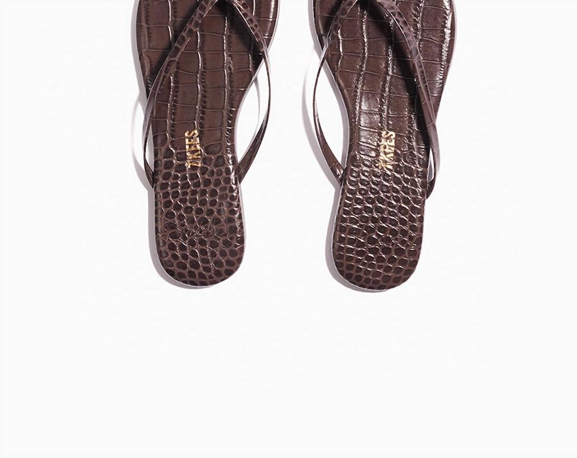 Tkees - Women's Square Toe Lily Croc Sandals