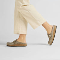Birkenstock - Unisex Buckley Suede Embossed Narrow Clogs