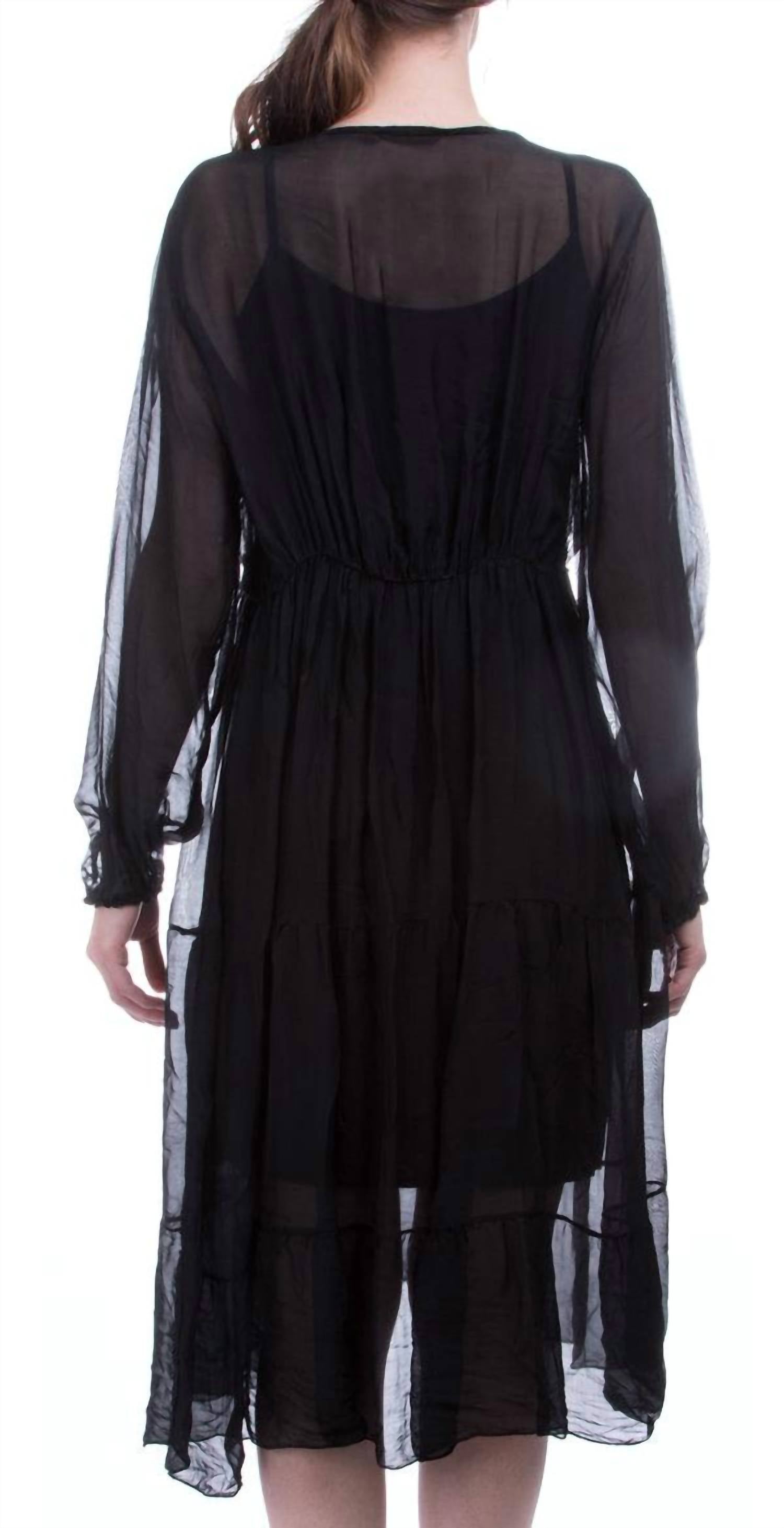 Gigi Moda - Medina Long Sleeve Midi Dress