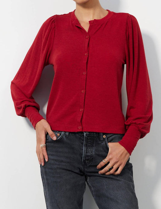 Bobi - Puff Long Sleeve Cardigan