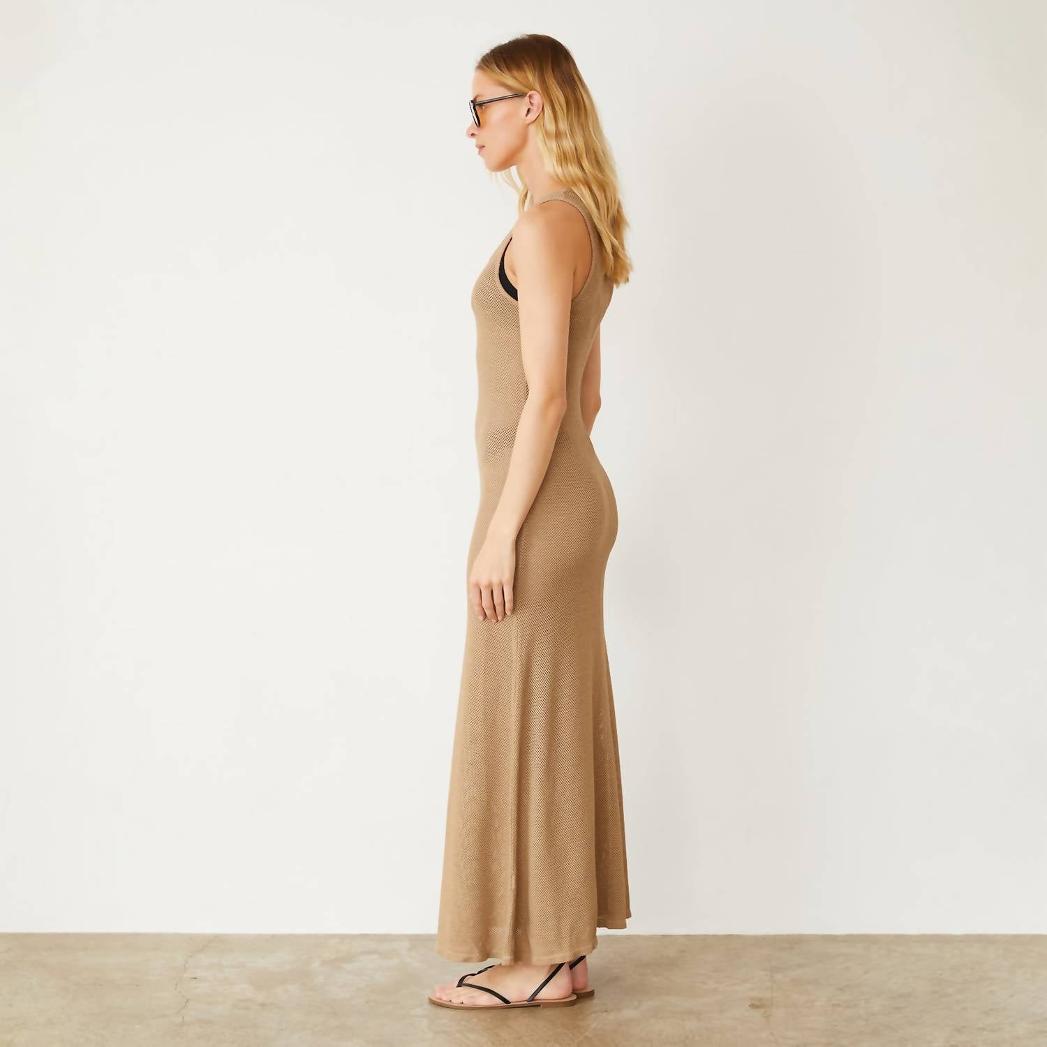 Monrow - Mesh Maxi Dress