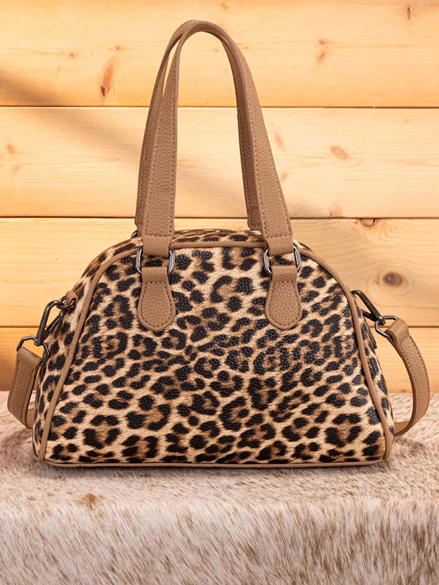 Wrangler - Women's Print Satchel Crossbody Bag