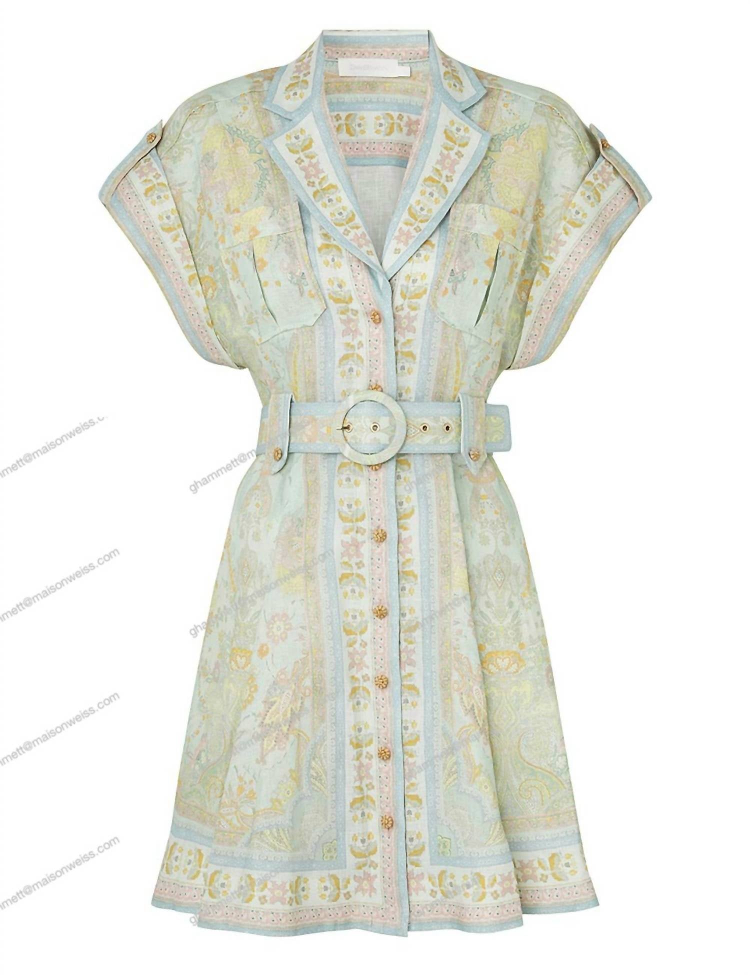 Zimmermann - Acacia Shirt Mini Dress