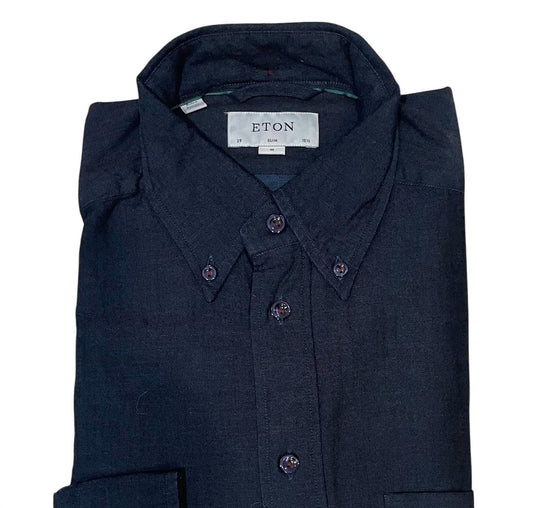 Eton - Men's Solid Long Sleeve Shirt