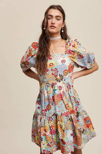 Listicle - Floral Print Mini Dress