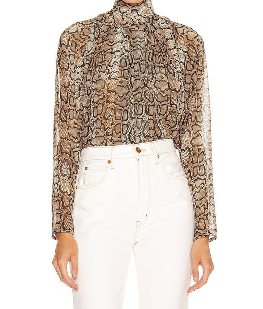 Smythe - Turtleneck Drape Blouse