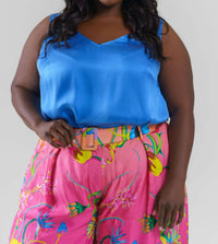 Marée Pour Toi - V-neck Silk Tank