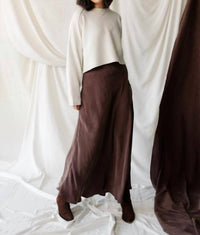 Natalie Busby - Cropped Crew Sweater