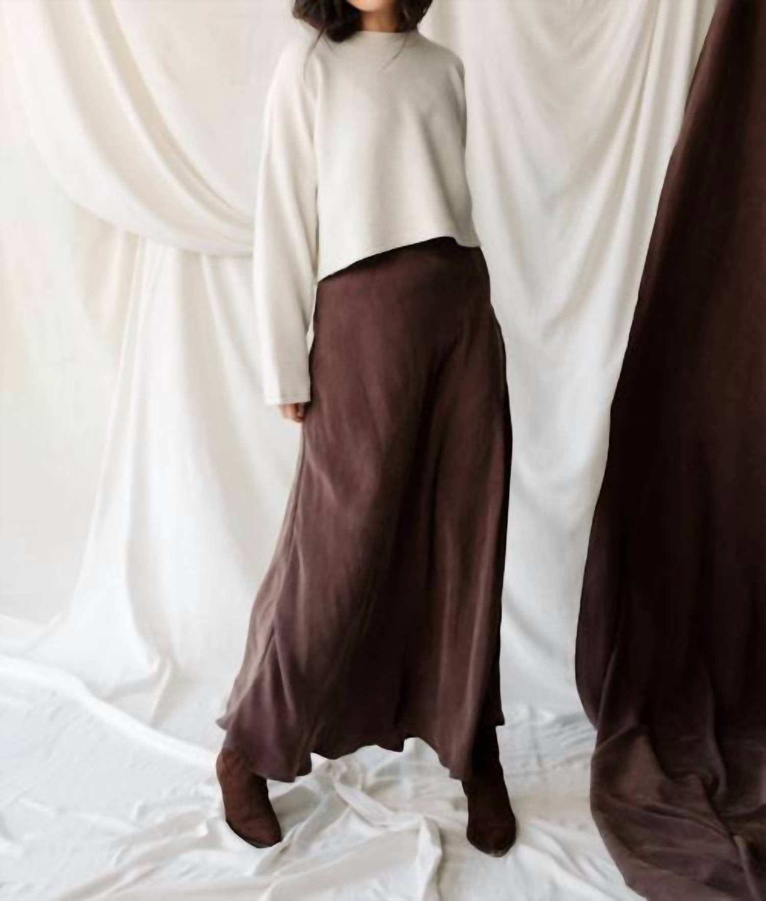 Natalie Busby - Cropped Crew Sweater