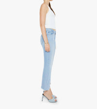 Mother - The Insider Fray Low-rise Stretch Crop Jeans