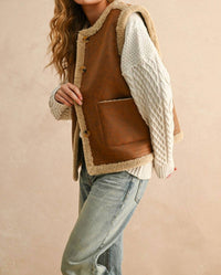 Miou Muse - Reversible Sherpa Vest