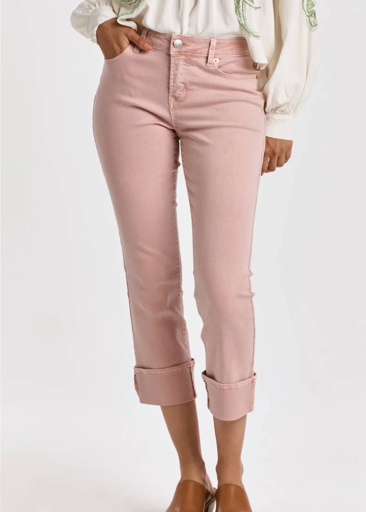 Dear John Denim - Blaire Cuffed Straight Jeans