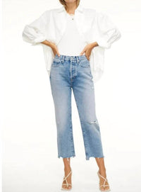 Pistola - Cassie Crop Super High Rise Straight Crop Jeans