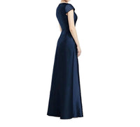 Alfred Sung - Satin Twill Cap Sleeve Gown Formal Dress