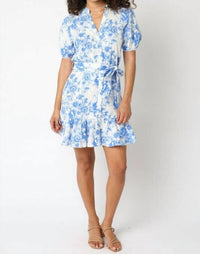 Olivaceous - Noor Floral Dress