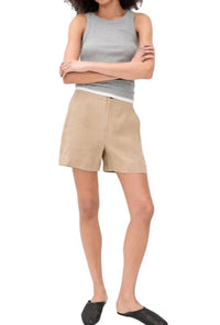 Vince - Mid Rise Hemp Shorts