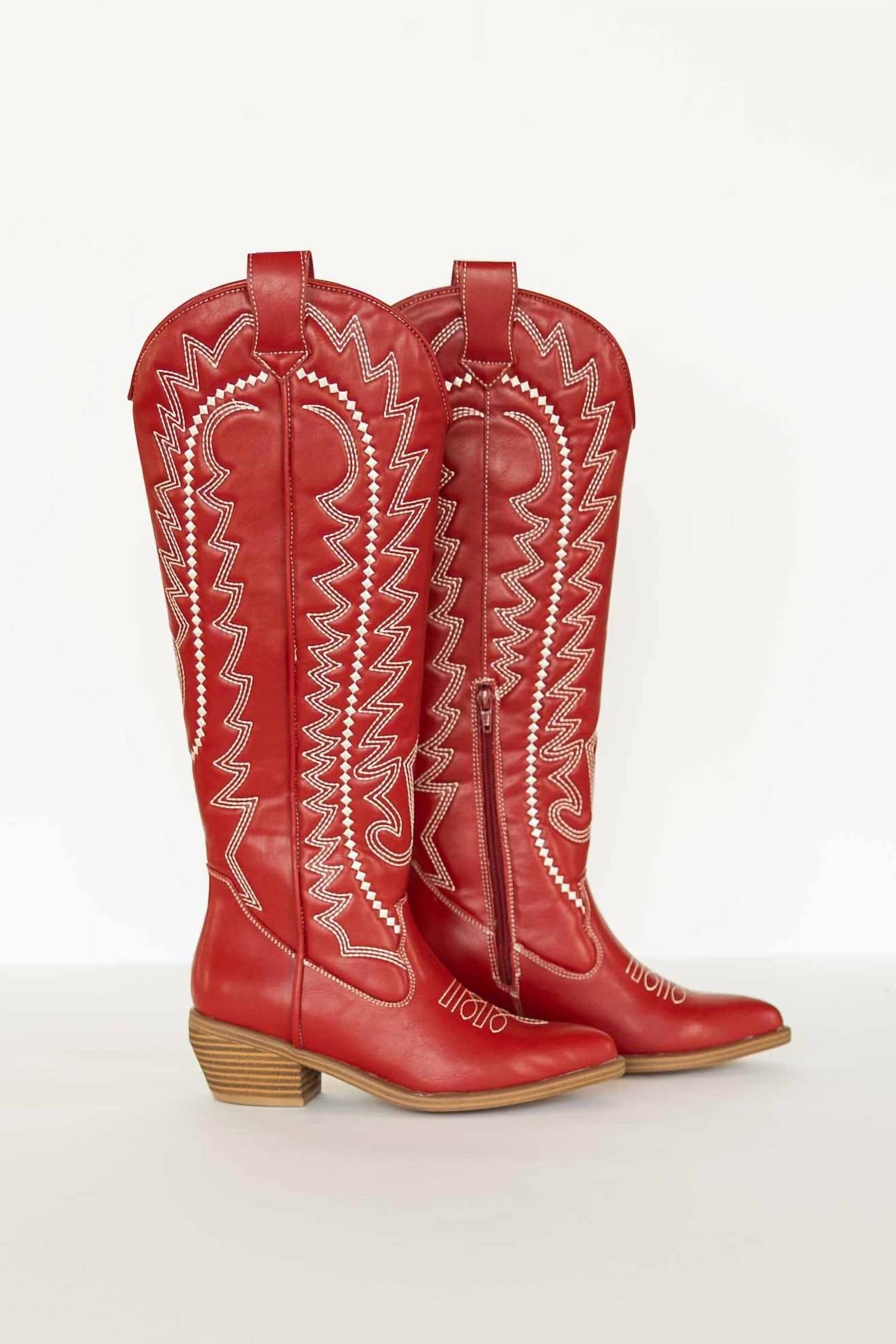 Mia Shoes - Women's Locklyn Cowboy Boots