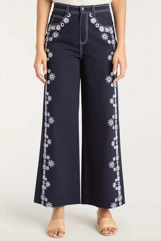 Cinq A Sept - Mazie Eyelet Betsy Pant