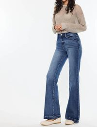 Kancan - High Rise Wide Leg Flare Jeans