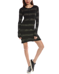 Atm - 2x1 Rib Sunbleached Mini Dress