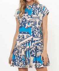 Oliphant - Cap Sleeve Mini Dress