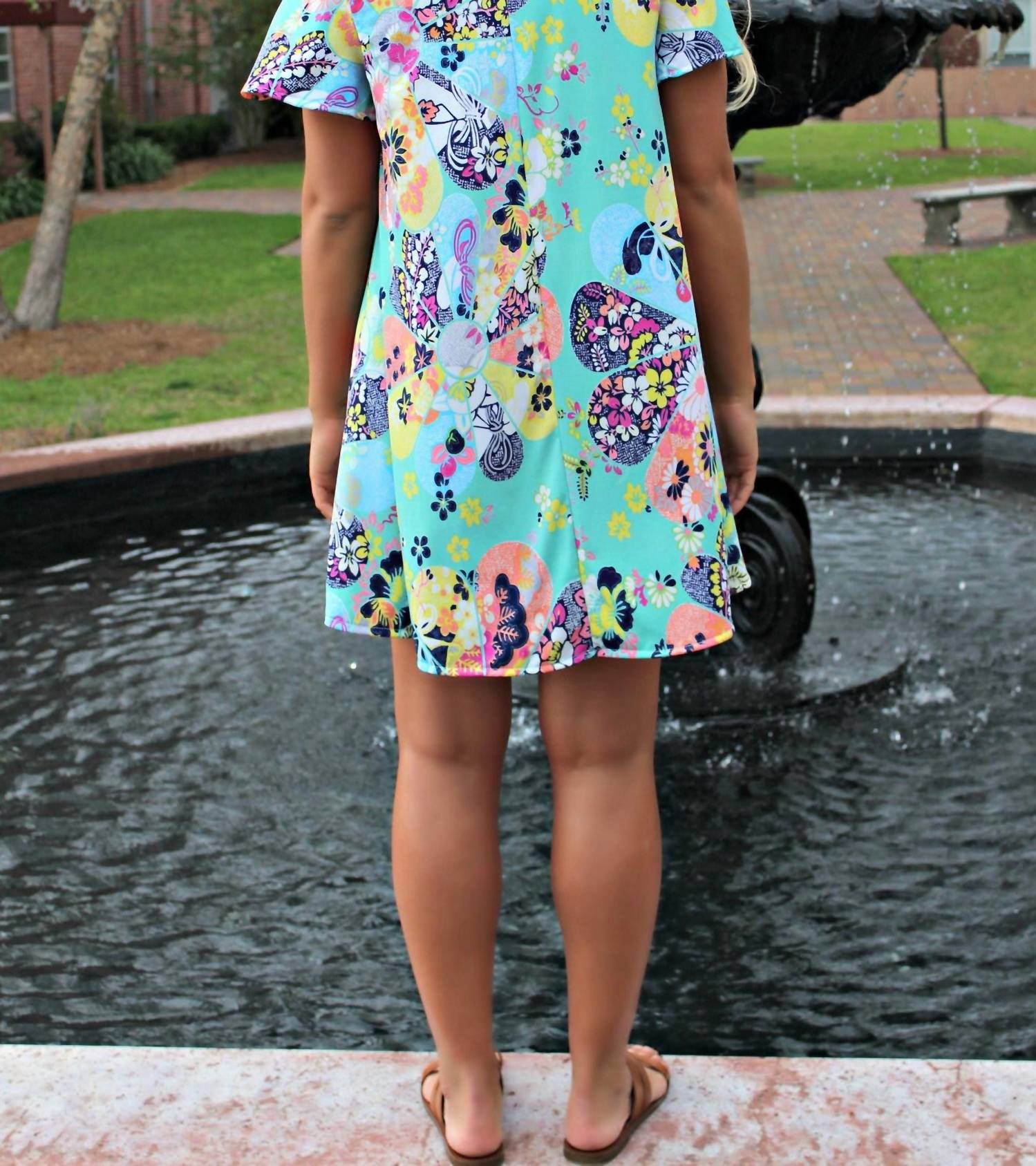 Judith March - Japanese Print Shift Dress