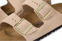 BIRKENSTOCK Unisex - Arizona Suede Sandals in sandcastle - item - detail view