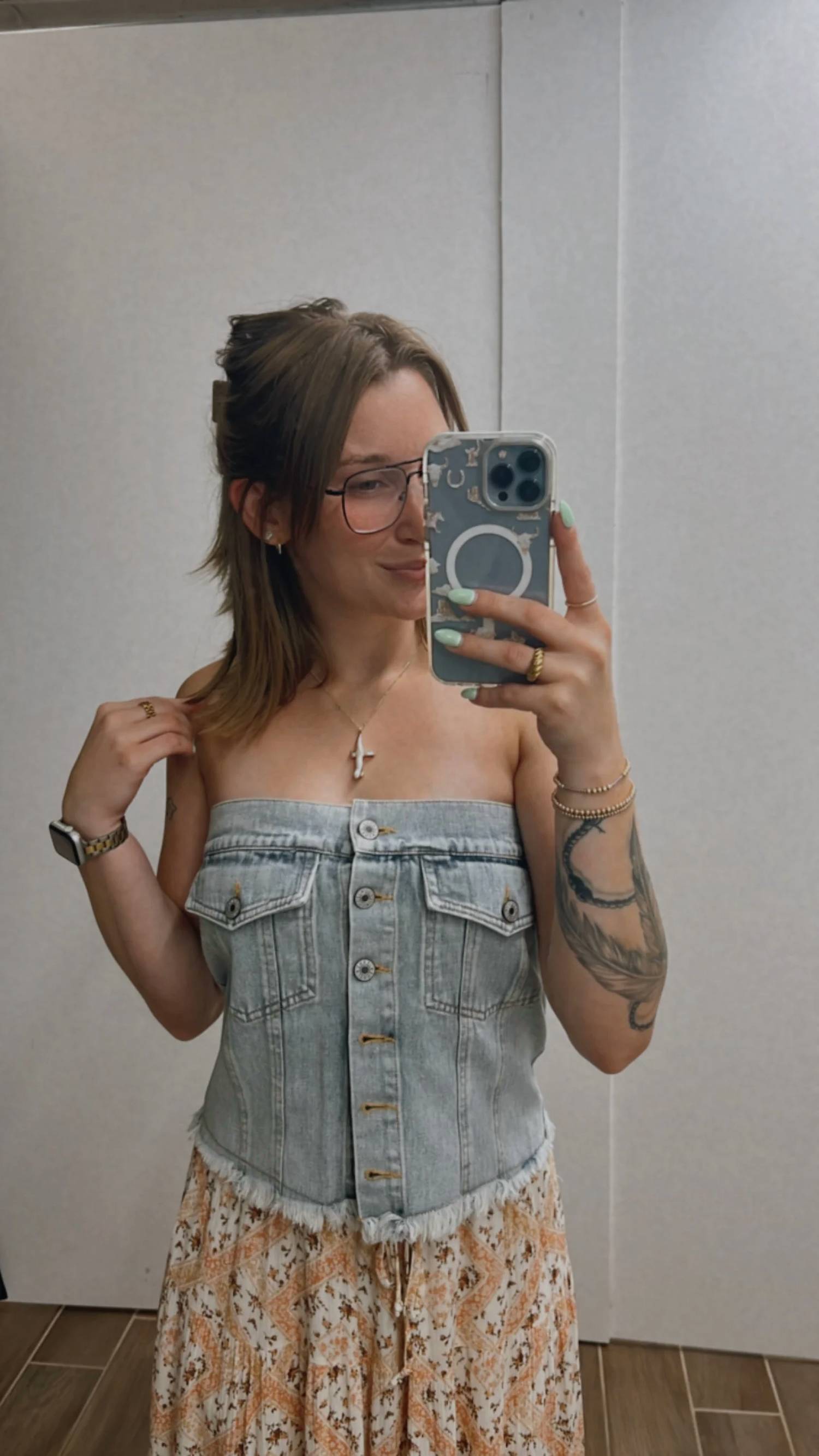 Marigold - Women's Rustic Rebel Crop Top