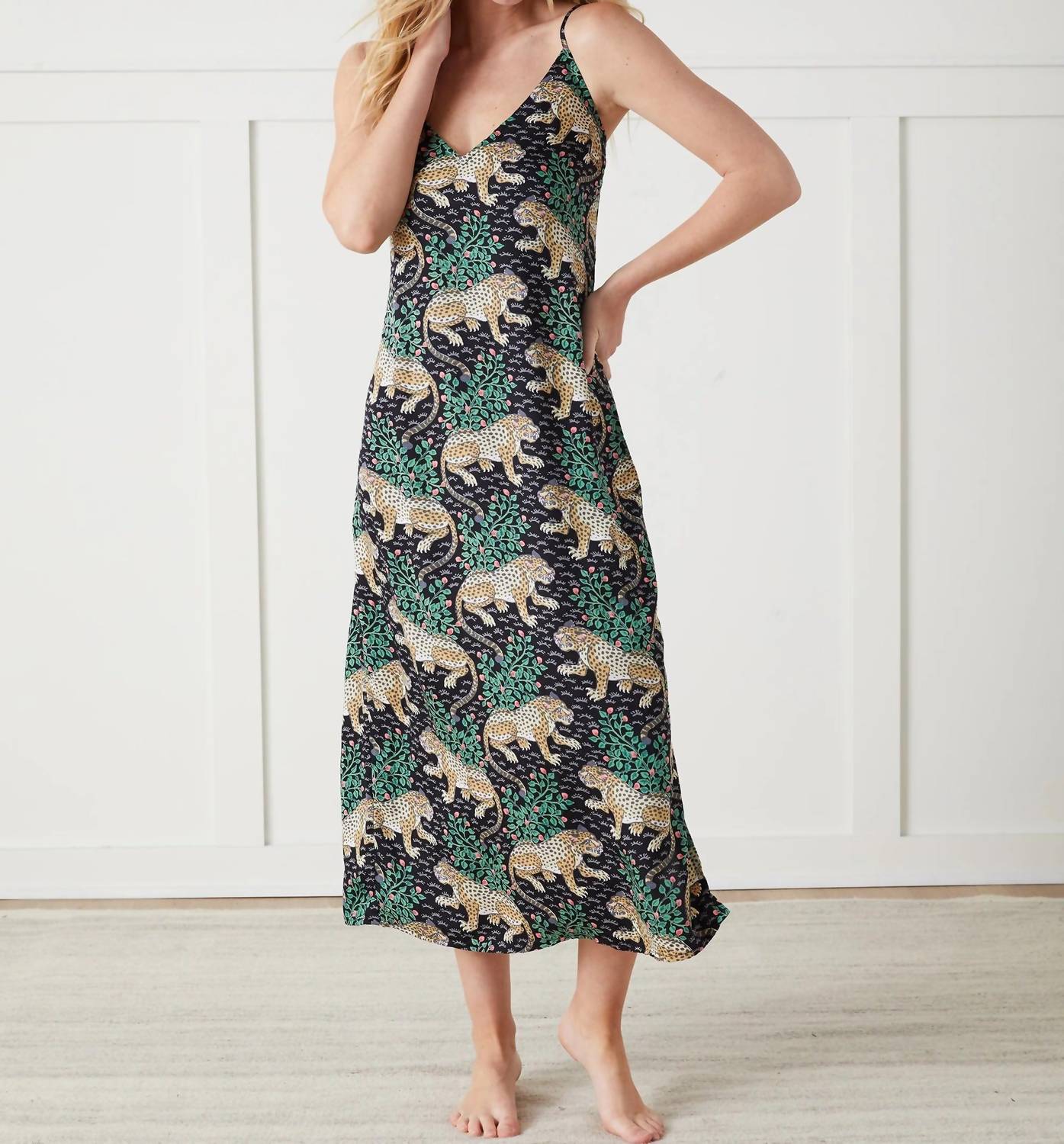 Printfresh - Eco Satin Chic To Sleep Nightie Dress