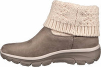 Skechers Women's Easy Going Cozy Weather Ankle Boots in taupe - women's shoe - alternate view