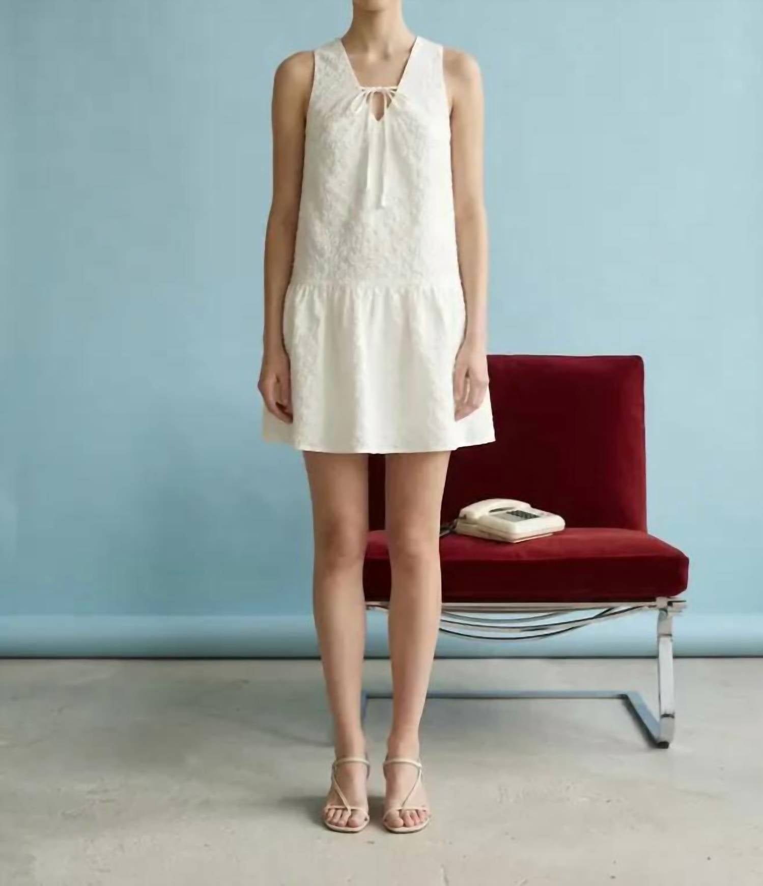 Heyson - Jodi Tie-Front Mini Dress