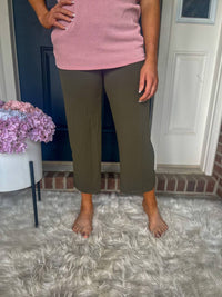 Heimish Usa - Lucy Wide Leg Stretchy Crop Pants