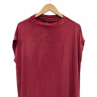 Eileen Fisher - Sueded Cupro Knit Funnel Neck Dress