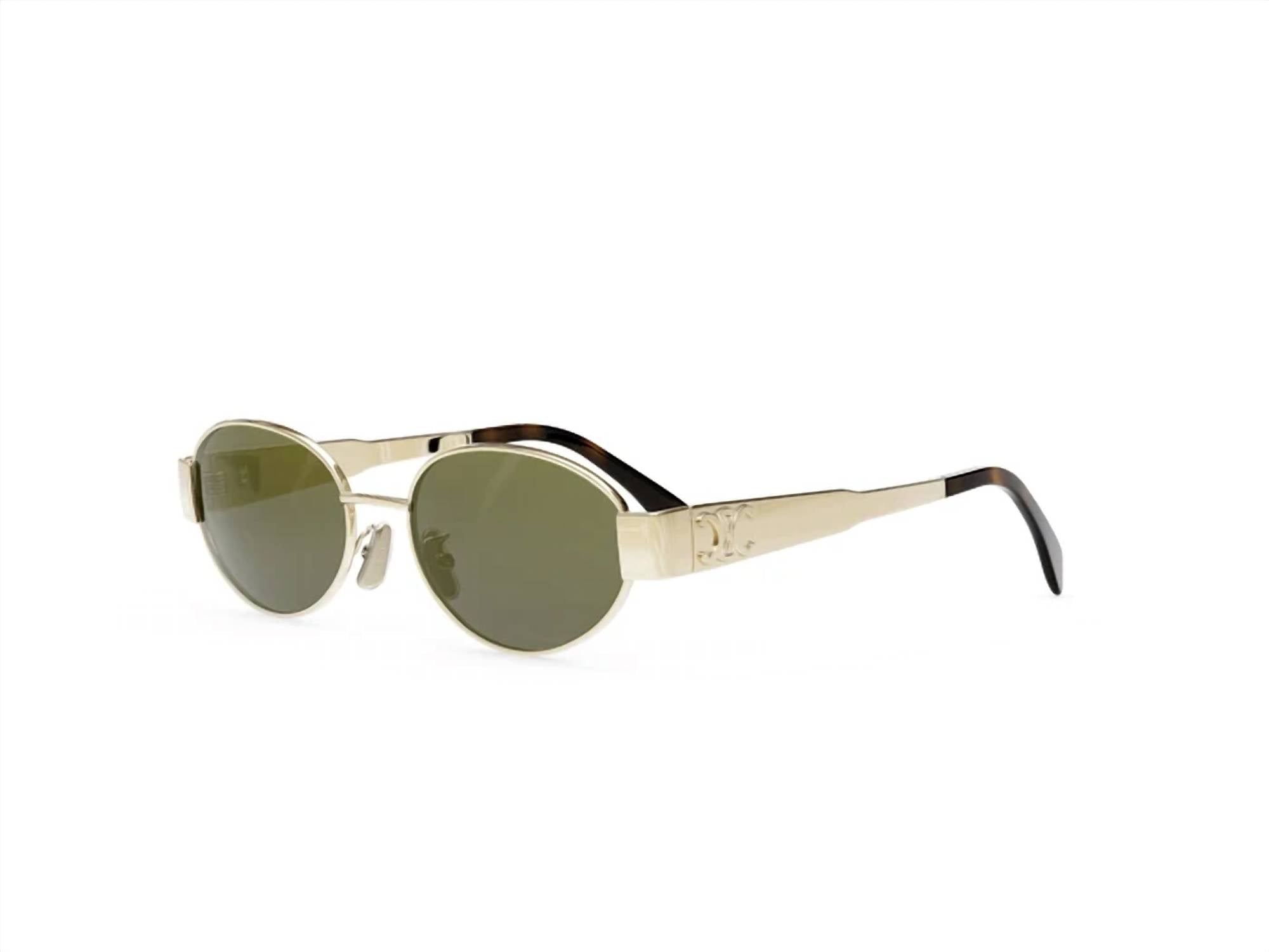 Celine - Women's Triomphe Oval Non-polarized Sunglasses