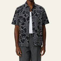 Les Deux - Charlie Poppy Aop Short Sleeve Shirt