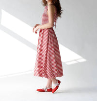 Sadie & Sage - Ready Gingham Midi Dress