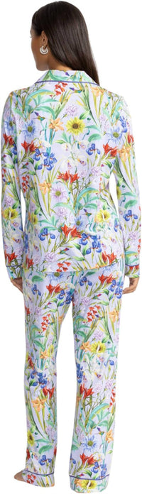 Johnny Was Carly Daphne Floral Pajama Pant in purple - women's pants - view 4